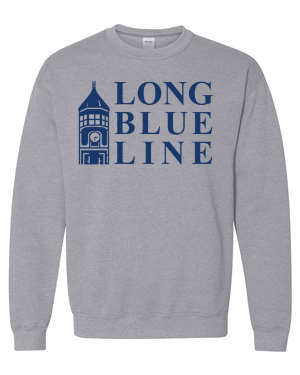 Long Blue Line Sweatshirt