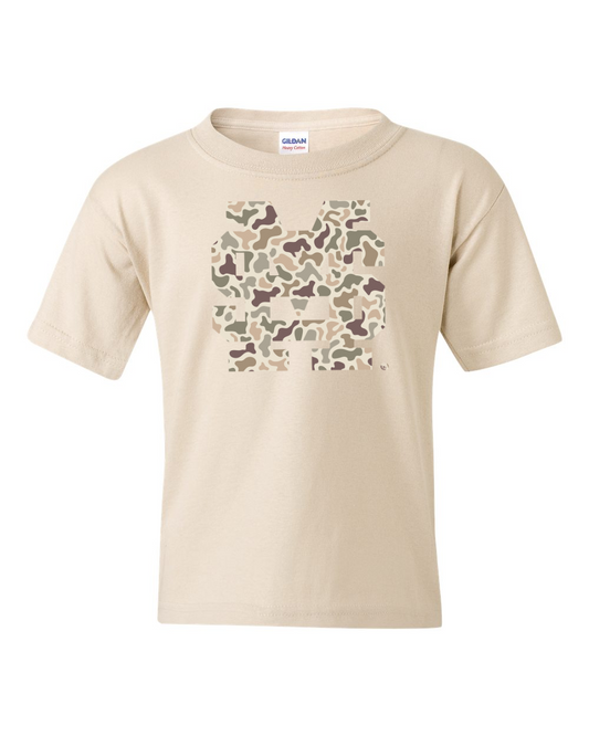 Duck Camo M over S Youth