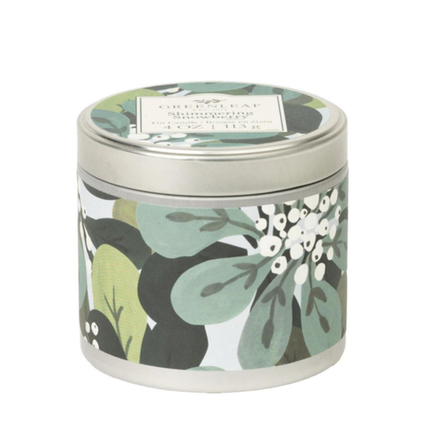 Greenleaf Tin Candles