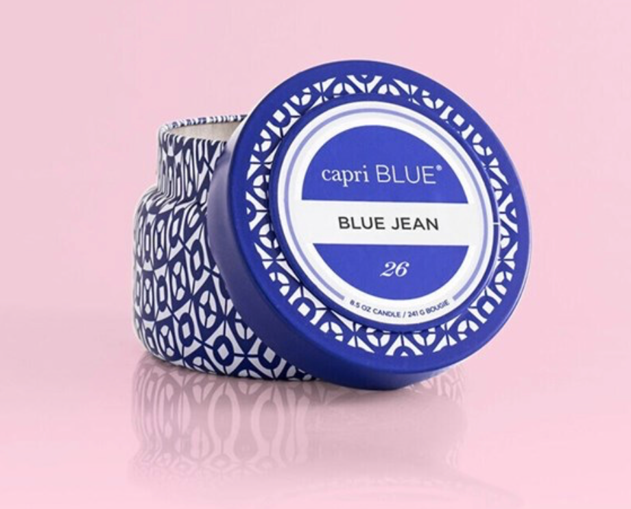 Capri Blue Printed Travel Tin 8.5 oz