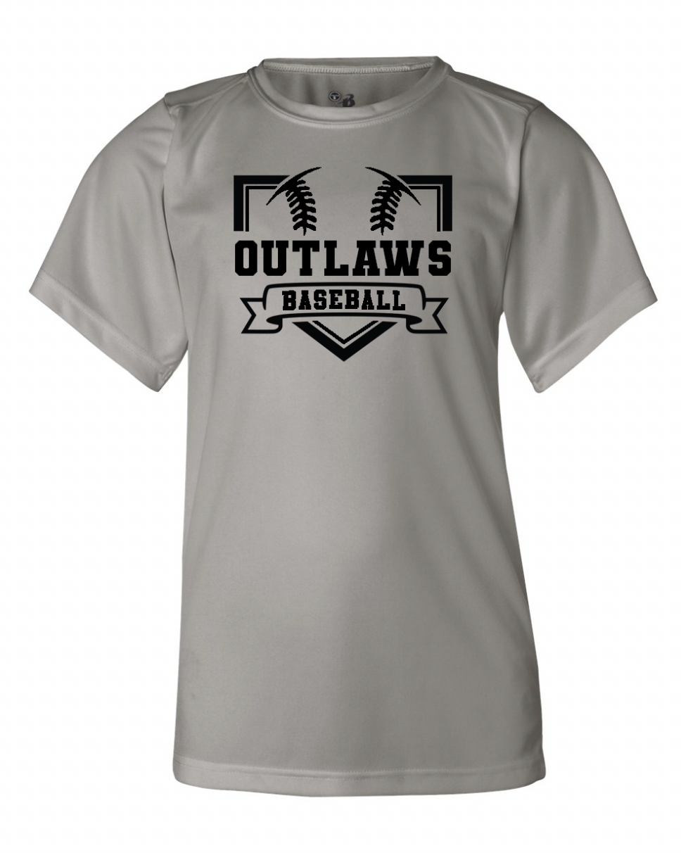 Outlaws Baseball Bases Drifit