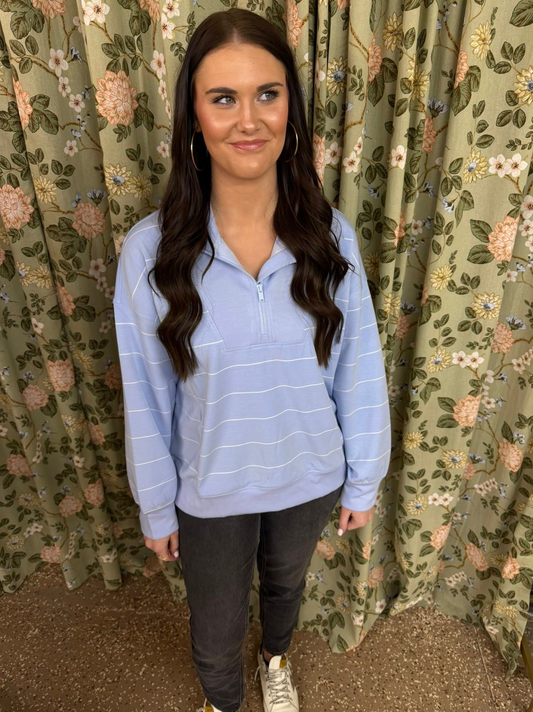 opening day stripe pullover