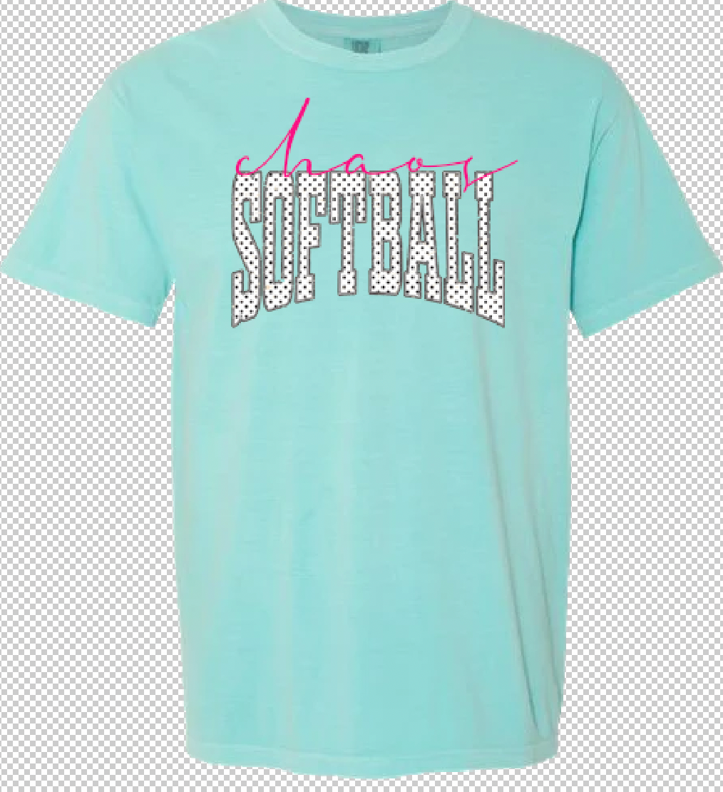 Chaos Softball Polka Dot