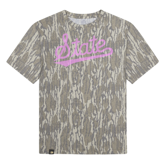 Mossy Oak Pink State Script