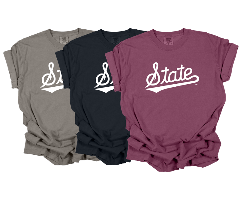 State Script - white ink