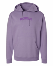 Load image into Gallery viewer, Rebels Monochrome Collegiate Hoodie/Crew
