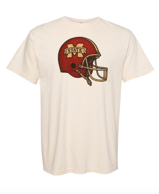 Mississippi state vintage helmet