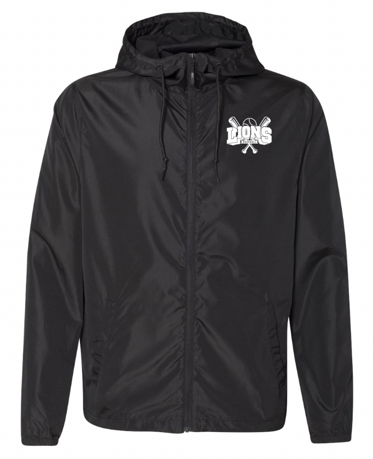 Lions Baseball Rain Jacket
