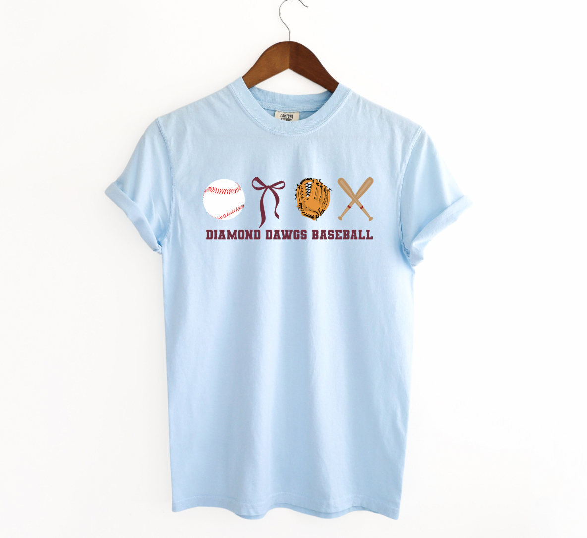 diamond d a w gs baseball bow