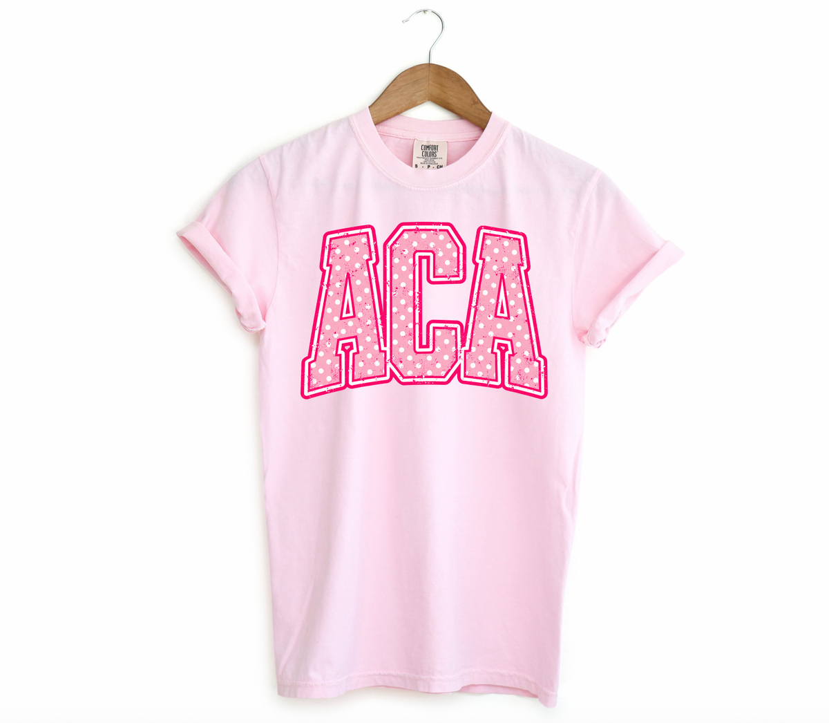 ACA pink polka