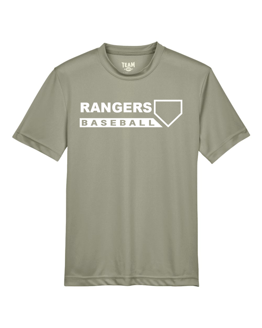 Rangers Homeplate Olive Dri-fit