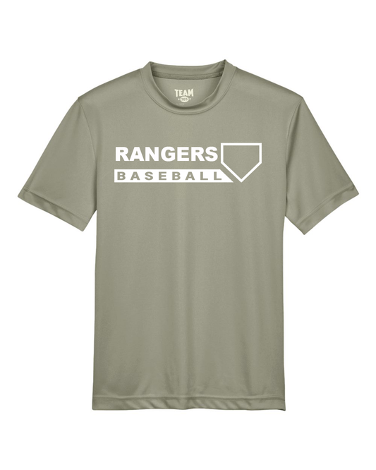 Rangers Homeplate Olive Dri-fit