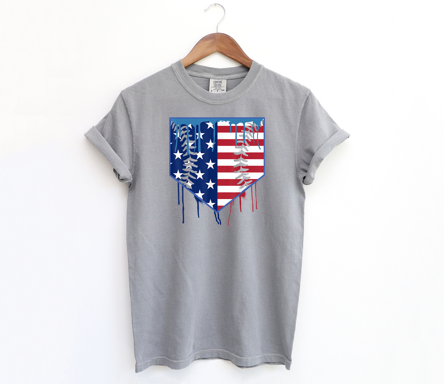 patriotic ice cream drip