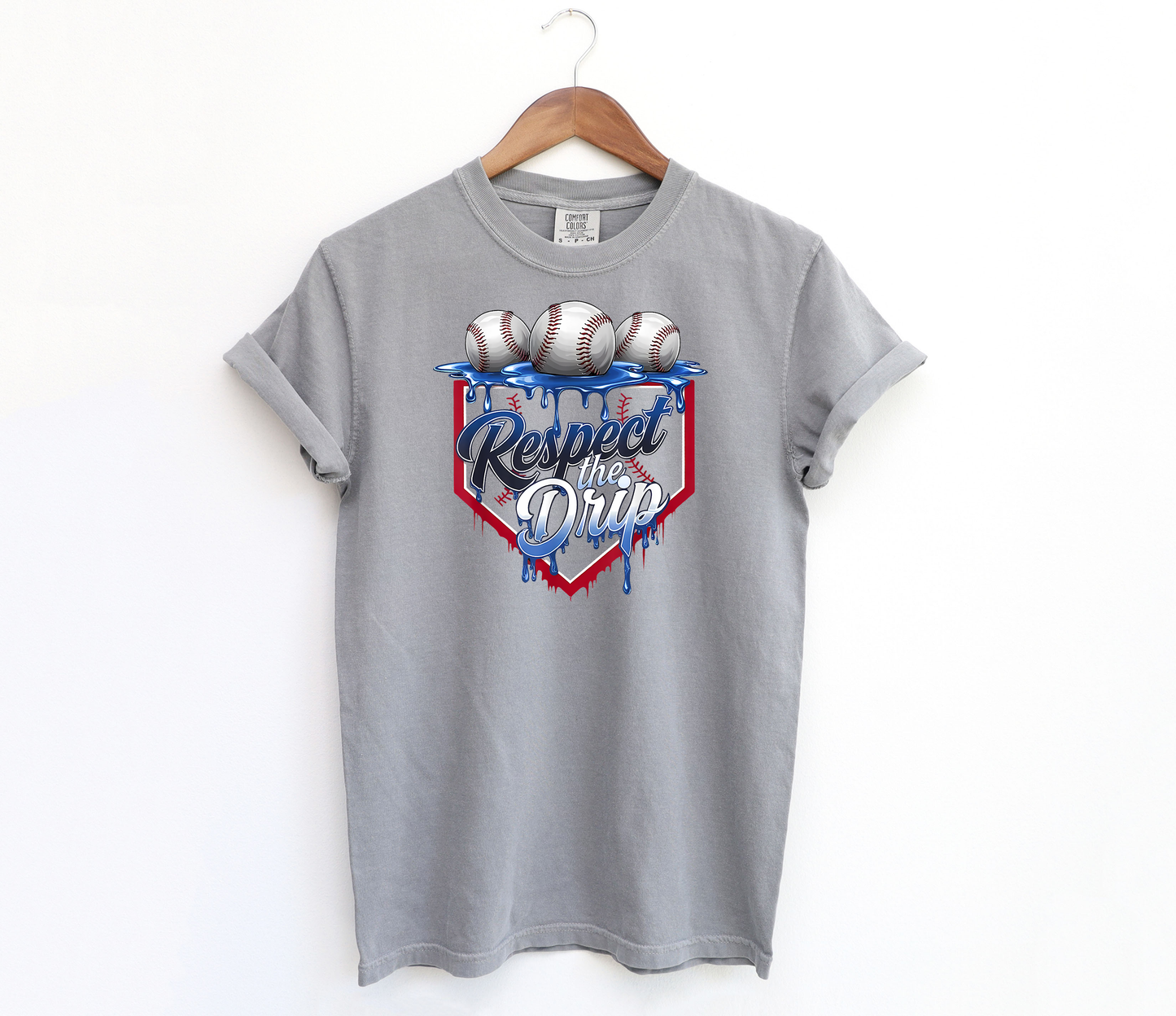 respect the drip blue/red